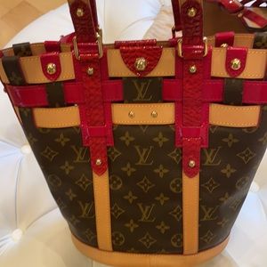 Louis Vuitton Monogram Rubis Neo bucket bag